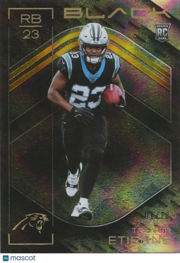 2025 Panini Black Trevor Etienne Rookie Panini Authentic