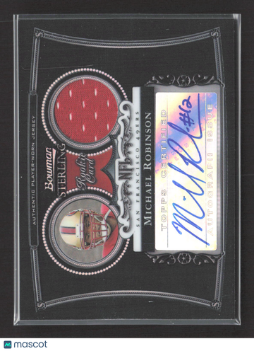 2006 Bowman Sterling Michael Robinson #BS-MR Refractor Authentic Player-Worn Jersey