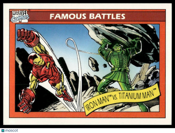 1990 Marvel Ironman Vs Titanium Man #121