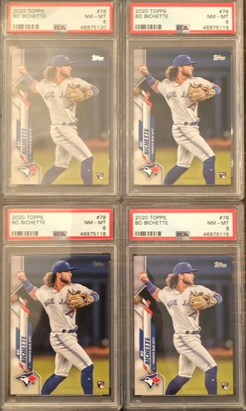 Bo Bichette Lot (x4) PSA 8