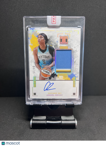 2025 IMPECCABLE WNBA ANGEL REESE SILVER PATCH AUTO /15 4 COLOR
