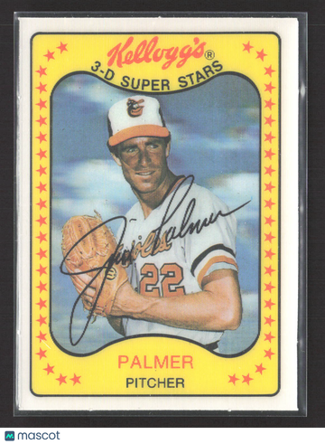 1981 Kellogg's 3-D Super Stars Jim Palmer #2