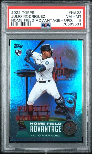 PSA 8 Julio Rodriguez Home Field Advantage