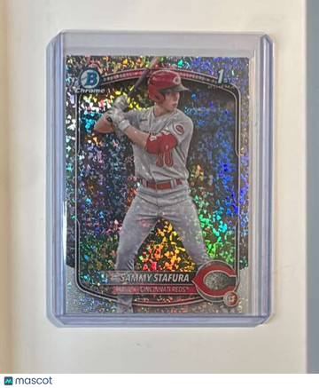 2025 Bowman - Chrome Prospects Mini Diamond Refractor Sammy Stafura #BCP-100
