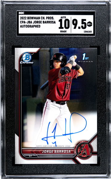 2022 Bowman Chrome Jorge Barrosa AutoCPA-JBA