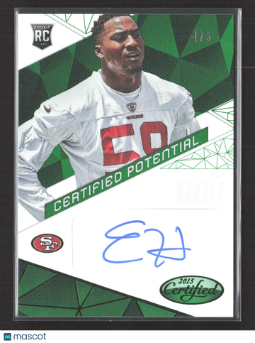 2015 Panini Certified Certified Potential Eli Harold #CP-EH Green RC