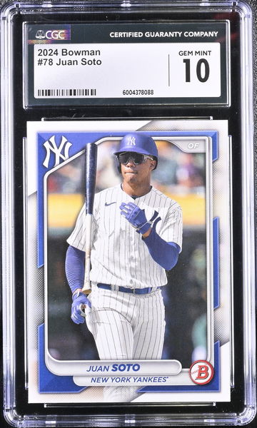 2024 BOWMAN JUAN SOTO #78 CGC 10