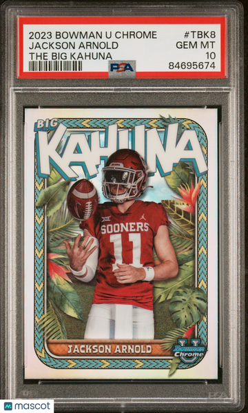 2023 Bowman University Chrome The Big Kahuna Jackson Arnold #TBK8 PSA 10
