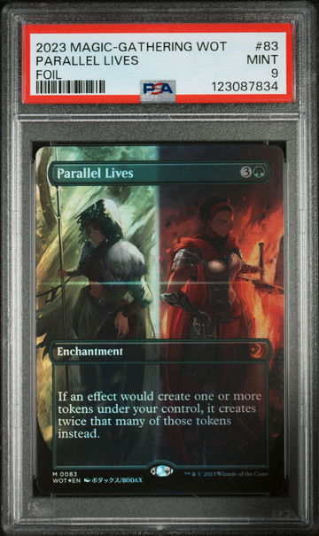 2023 Magic the Gathering Wilds of Eldraine: Enchanting Tales Foil Parallel Lives #83 PSA 9