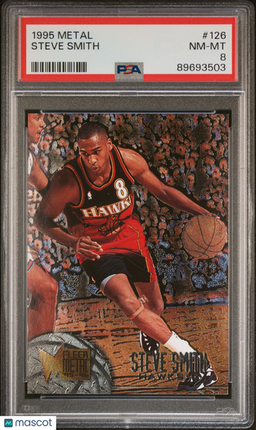 1995 Metal Steve Smith #126 PSA 8