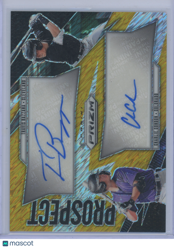2025 Panini Prizm Baseball Charlie Condon Travis Bazzana #PD-CC Prospect Autos /2