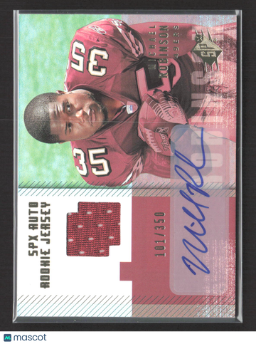 2006 Upper Deck SPx Michael Robinson #211 101/350 Memorabilia SPx Auto Rookie Jersey Auto