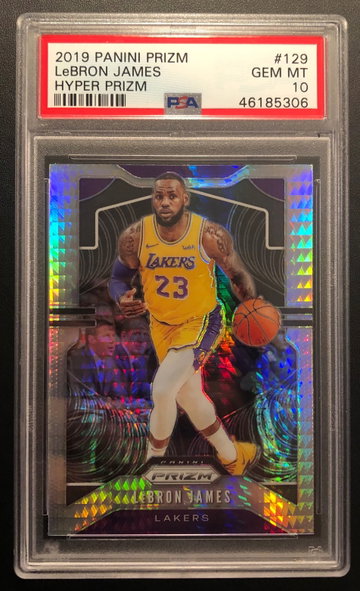 LeBron James Panini Hyper Prizm Gem Mt 10