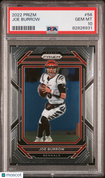 2022 Panini Prizm Joe Burrow #56 PSA 10