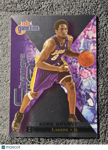 2000 Fleer Game Time Change the Game #3 Kobe Bryant