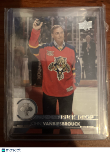 2017-18 Upper Deck - Ceremonial Puck Drop John Vanbiesbrouck #CPD-8 [None]