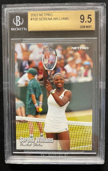 Serena Williams BGS 9.5 2003 Netpro SP RC #100