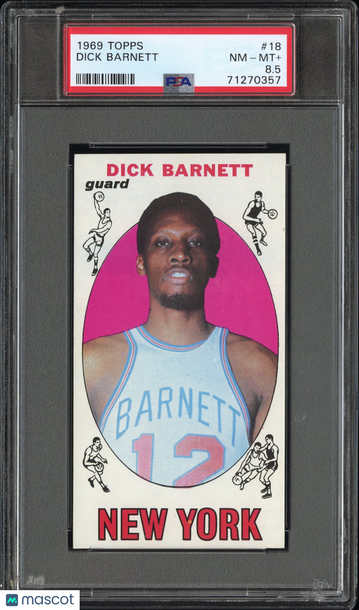1969 Topps Dick Barnett #18 PSA 8.5