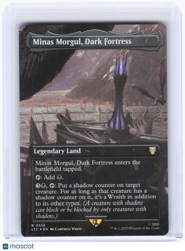 2023 MTG Commander Lord of the Rings Minas Morgul Dark Fortress Borderless Foil Rare #514 English