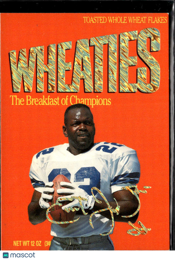 Emmitt Smith 1992 Wheaties Football Dallas Cowboys