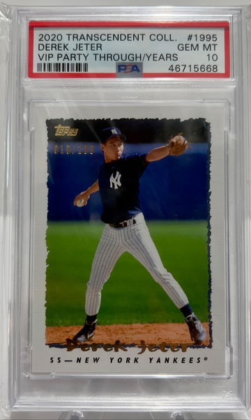 2020 Topps Transcendent Coll. VIP Through/Years /200 #1995 Derek Jeter 