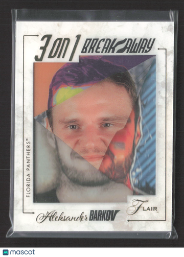 2026 Flair Hockey 3 On 1 Breakaway Aleksander Barkov #BW-18