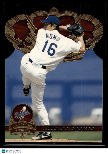 1997 Pacific Crown Collection Hideo Nomo #GC30 Gold Crown Die Cuts