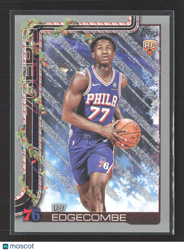 2025 Topps Holiday VJ Edgecombe #H163 RC