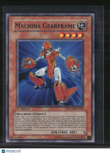 2010 Machina Mayhem Structure Deck Machina Gearframe 1st Edition