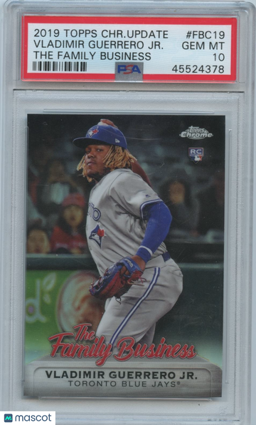 2019 Topps Chrome Update Series Vladimir Guerrero Jr. #FBC-19 [Base] Rookie Insert PSA 10