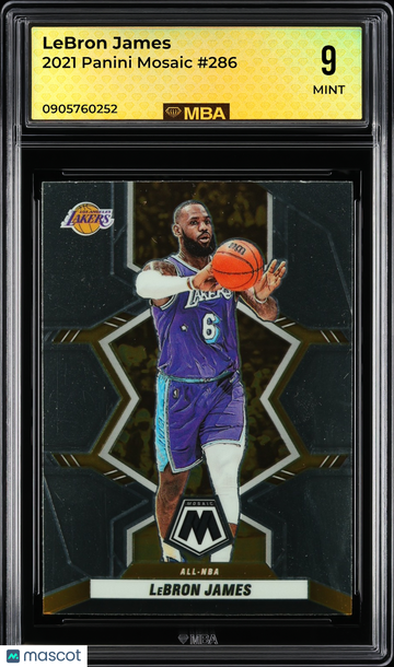 2021 Panini Mosaic LeBron James #286 MBA 9