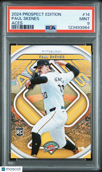 2024 Panini Prospect Edition Aces Paul Skenes #14 PSA 9