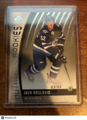 2017-18 SP Game Used - [Base] Jack Roslovic #155 Print Short