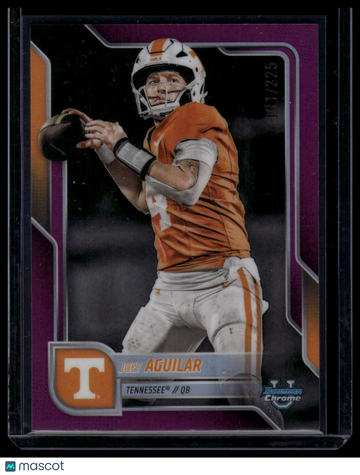 2025 Bowman University Chrome Joey Aguilar #192 Chrome