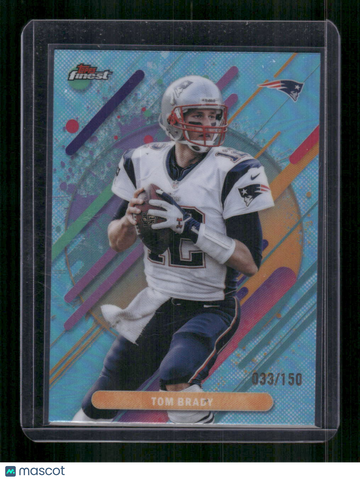 2023 Topps Finest Tom Brady #293 Blue Refractor /150 Rare