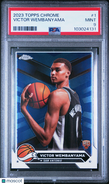 2023 Topps Chrome Victor Wembanyama #1 PSA 9