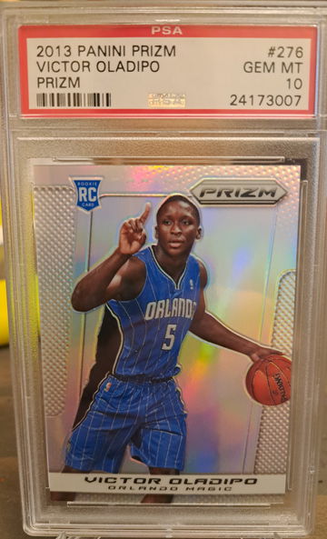 Victor Oladipo Silver Prizm rc psa 10. Low pop!