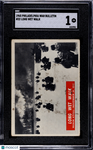 1965 Philadelphia War Bulletin Long Wet Walk #32 SGC 1