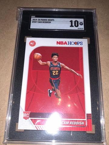 SGC 10 CAM REDDISH HOOPS RC ROOKIE CARD 