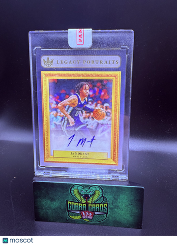 2021 Panini Court Kings Legacy Portraits Ja Morant #LP-JMT /99
