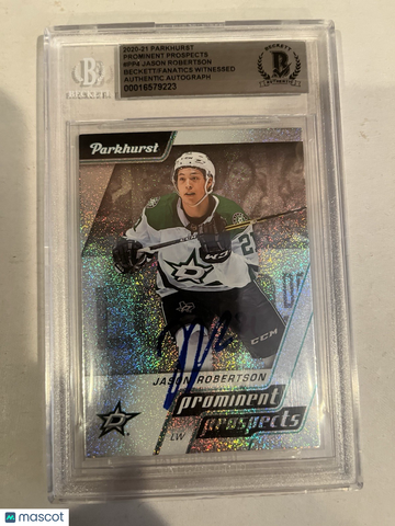 2020 Parkhurst Prominent Prospects Jason Robertson #PP4 Rookie BGS 10 BAS