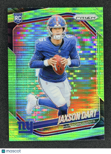 2025 Panini Prizm Jaxson Dart #332 Neon Green Pulsar