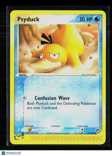 2003 EX Sandstorm Psyduck #73/100