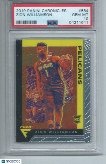 2019 Panini Chronicles Zion Williamson #584 PSA 10