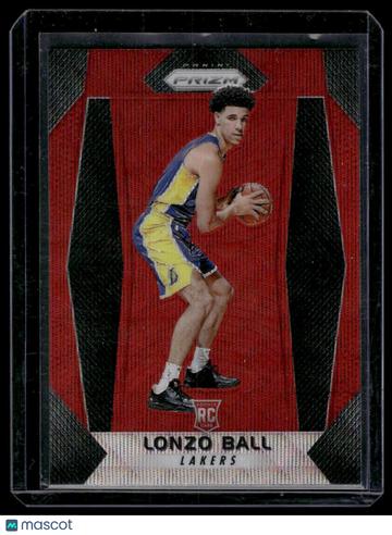 2017-18 Panini Prizm Lonzo Ball #289 Prizms Ruby Wave RC