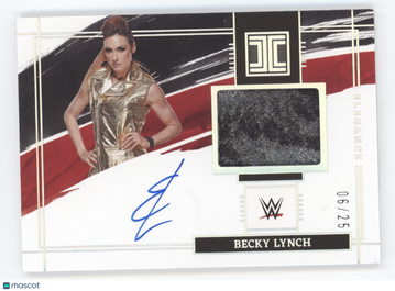 2022 Panini Impeccable WWE Elegance Autograph Becky Lynch #EM-BLY /25