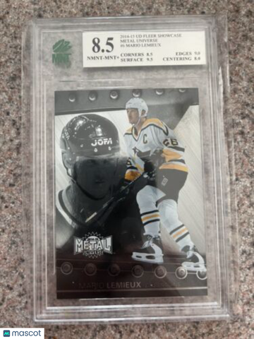 2014-15 Fleer Showcase Mario Lemieux #6 Insert MNT 8.5