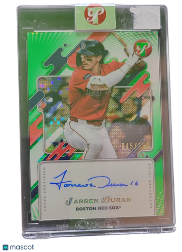 2025 Topps Pristine Jarren Duran #PA-JDU Green /150