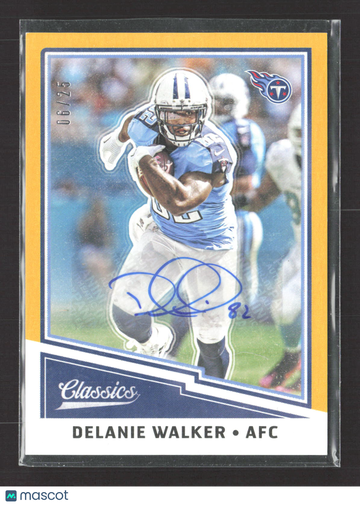 2017 Panini Classics Delanie Walker #59 Yellow /25