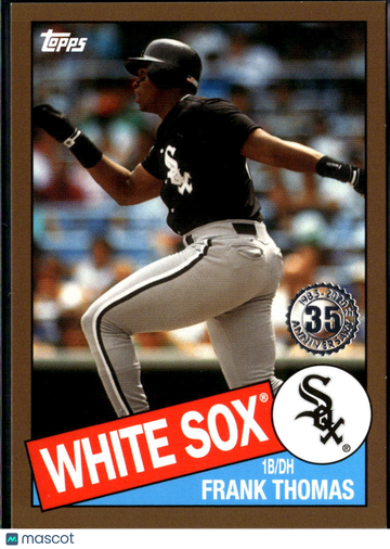 Frank Thomas 2020 Topps 1985 Topps Baseball 35th Anniversary Gold /50 Chicago White Sox